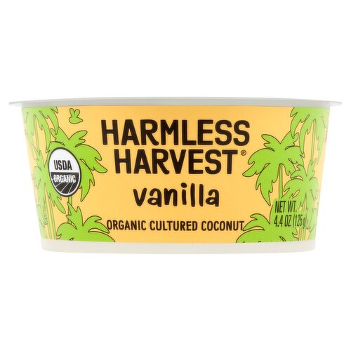 Harmless Harvest Vanilla Organic Cultured Coconut, 4.4 oz