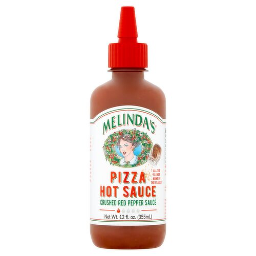 Melinda's Pizza Hot Crushed Red Pepper Sauce, 12 fl oz