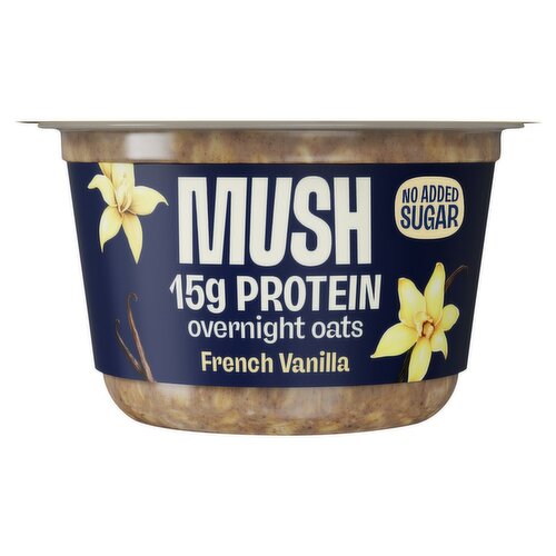 Mush 15g Protein French Vanilla Overnight Oats, 5.5 oz