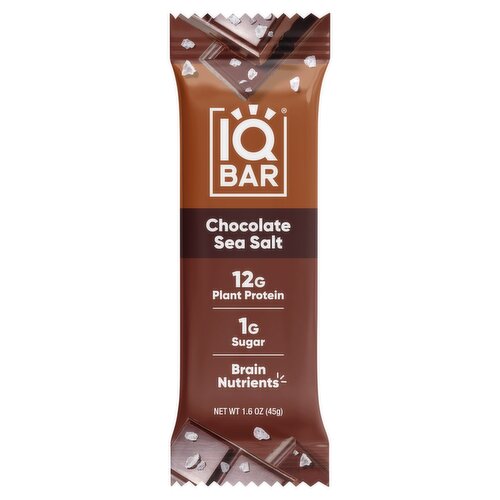 IQBar Chocolate Sea Salt Bar, 1.6 oz