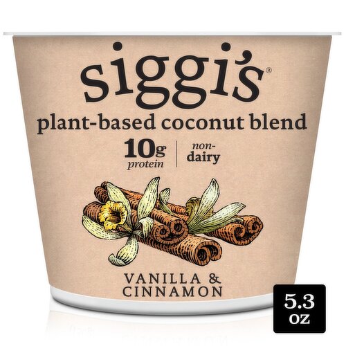 Siggi's Vanilla Cinnamon Plant-Based Coconut Blend Yogurt, 5.3 oz