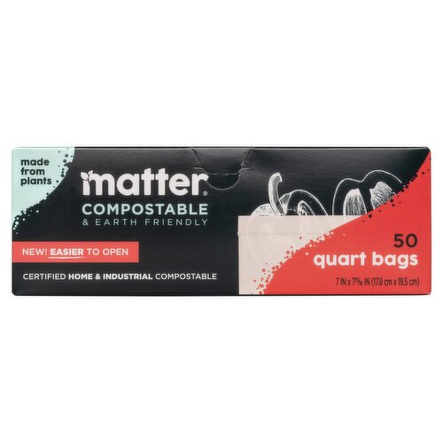 Matter Quart Bags, 50 count