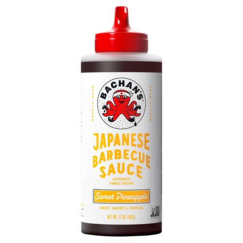 Bachan's Sweet Pineapple Japanese Barbecue Sauce, 17 oz