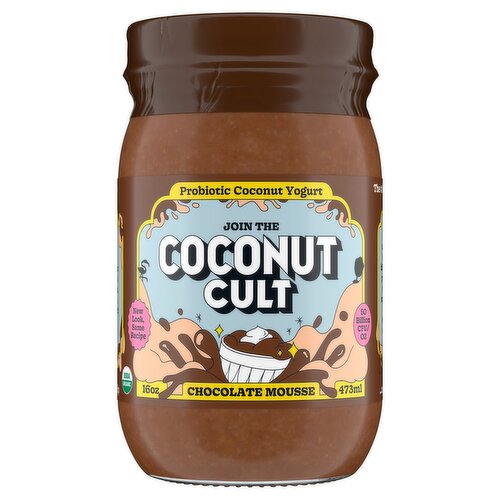 Coconut Cult Chocolate Mousse Probiotic Coconut Yogurt, 16 oz