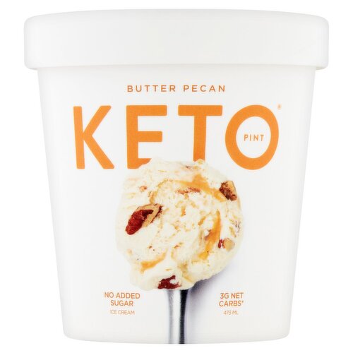 Keto Pint Butter Pecan Ice Cream, 1 pint