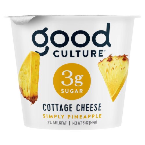 Good Culture Simply Pineapple Cottage Cheese, 5 oz