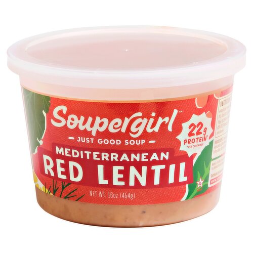 Soupergirl Mediterranean Red Lentil Soup, 16 oz