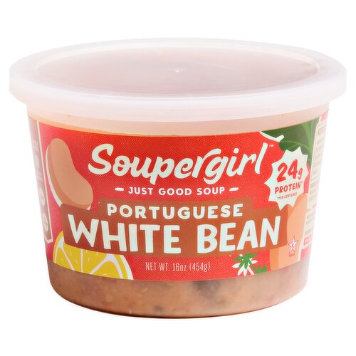 Soupergirl Portuguese White Bean Soup, 16 oz