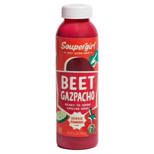 Soupergirl Beet Gazpacho Chilled Soup, 12 fl oz