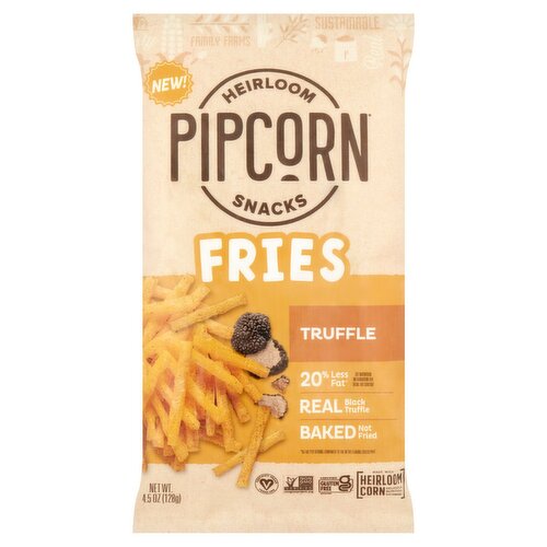 Pipcorn Truffle Fries Snacks, 4.5 oz