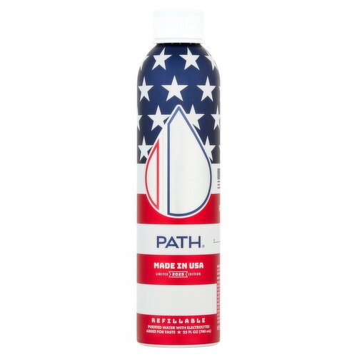 Path Refillable Purified Water with Electrolytes Limited Edition, 25 fl oz