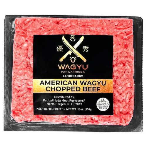 Pat Lafrieda American Wagyu Chopped Beef, 16 oz