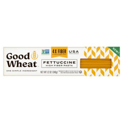 GoodWheat Fettuccine High Fiber Pasta, 12 oz