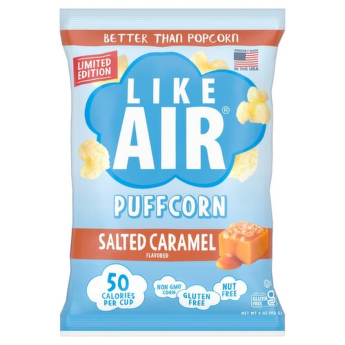 Like Air Salted Caramel Flavored Puffcorn Limited Edition, 4 oz