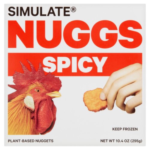 Simulate Nuggs Spicy Plant-Based Nuggets, 10.4 oz