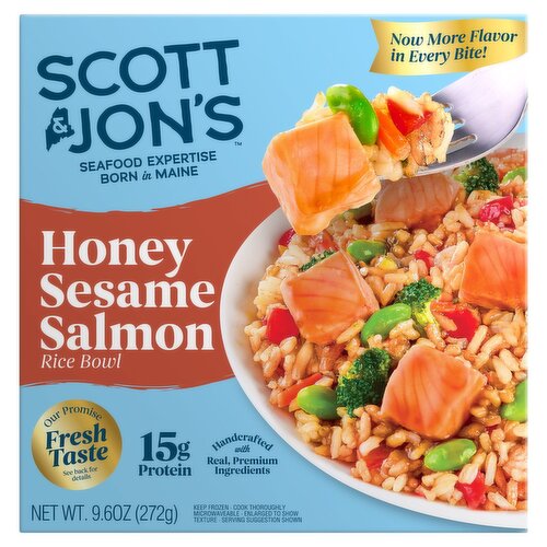 Scott & Jon's Honey Sesame Salmon Rice Bowl, 9.6 oz