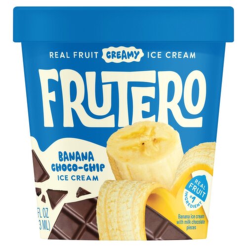 Frutero Banana Choco-Chip Ice Cream, 16 fl oz