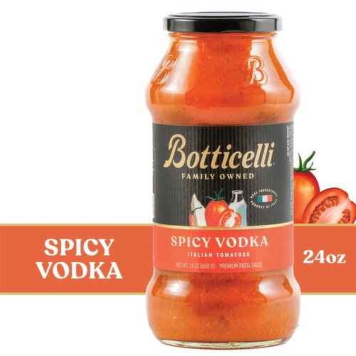 Botticelli Spicy Vodka Italian Tomatoes Premium Pasta Sauce, 24 oz