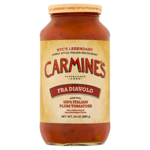 Carmine's Fra Diavolo Sauce, 24 oz