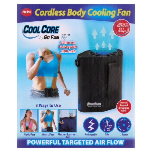 Go Fan Cool Core Cordless Body Cooling Fan