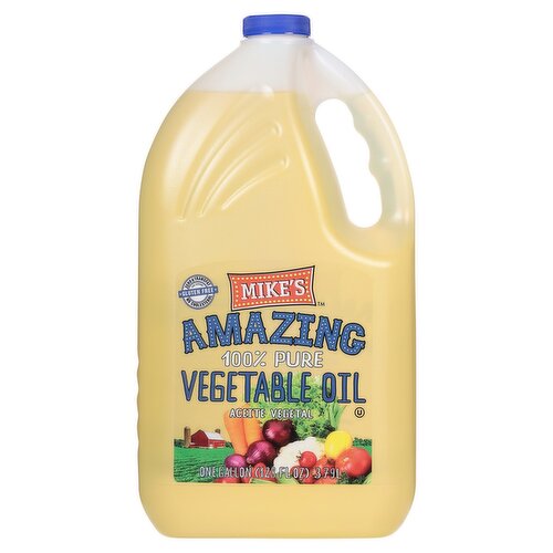 Mike's Amazing 100% Pure Vegetable Oil, 128 fl oz