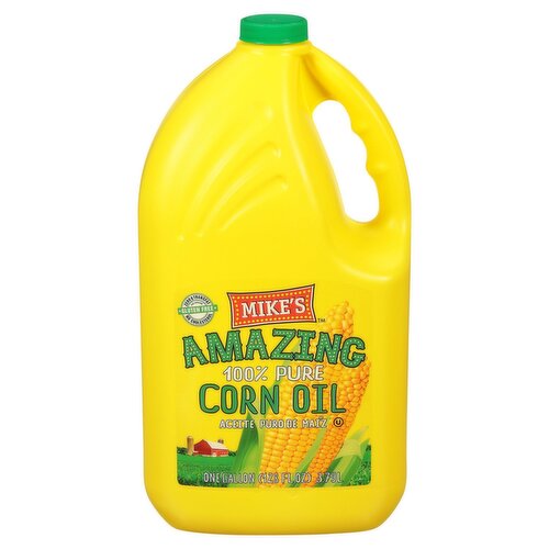 Mike's Amazing 100% Pure Corn Oil, one gallon