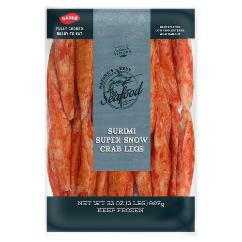 Nature's Best Seafood Surimi Super Snow Crab Legs, 32 oz