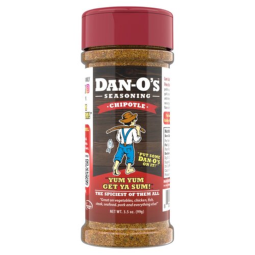 Dan-O's Chipotle Seasoning, 3.5 oz