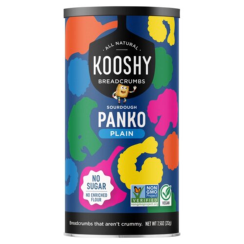 Kooshy Plain Panko Sourdough Breadcrumbs, 7.5 oz