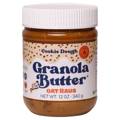 Oat Haus Cookie Dough Granola Butter, 12 oz