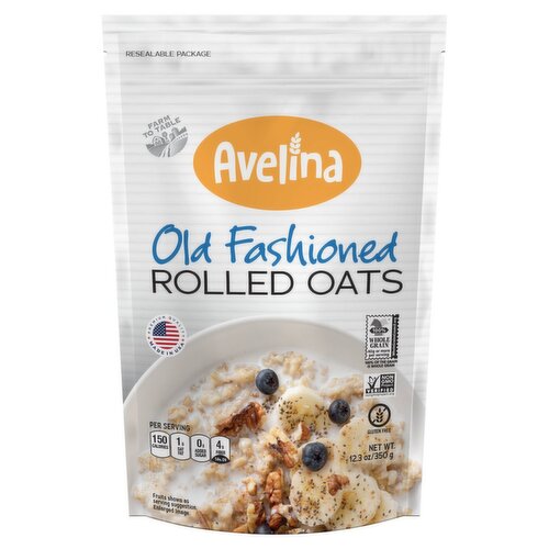 Avelina Old Fashioned Rolled Oats, 12.3 oz
