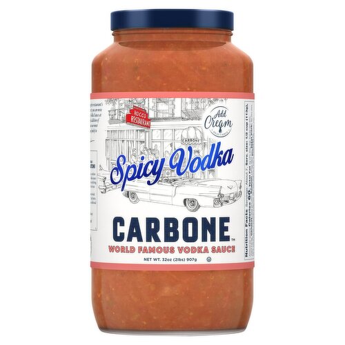 Carbone World Famous Spicy Vodka Sauce, 32 oz