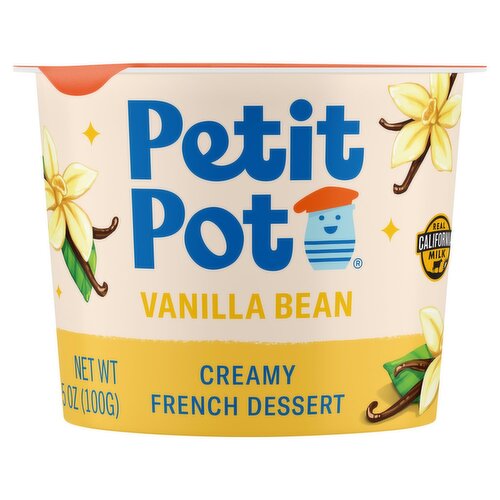 Petit Pot Vanilla Bean Creamy French Dessert, 3.5 oz