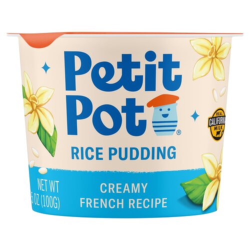 Petit Pot Creamy French Recipe Rice Pudding, 3.5 oz