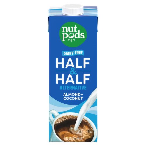 nutpods Half & Half Alternative Almond + Coconut, 32 fl oz