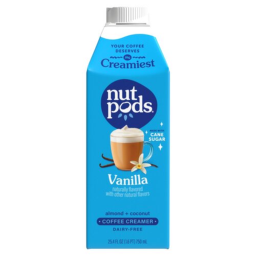 nutpods Vanilla Almond + Coconut Coffee Creamer, 25.4 fl oz