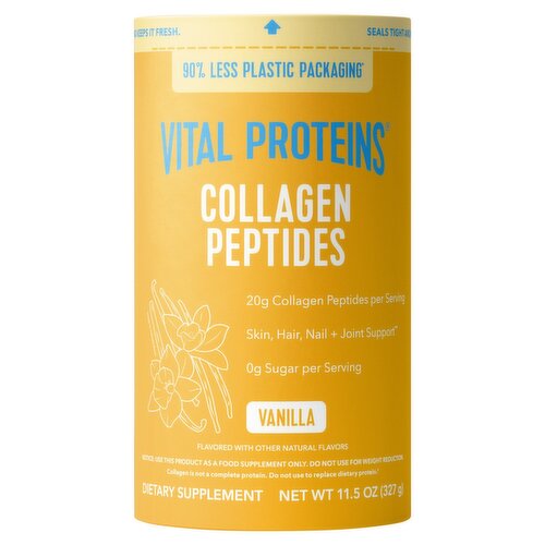 Vital Proteins Vanilla Collagen Peptides Dietary Supplement, 11.5 oz