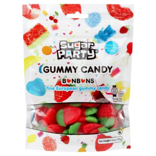 Sugar Party Fine European Gummy Candy, 6 oz
