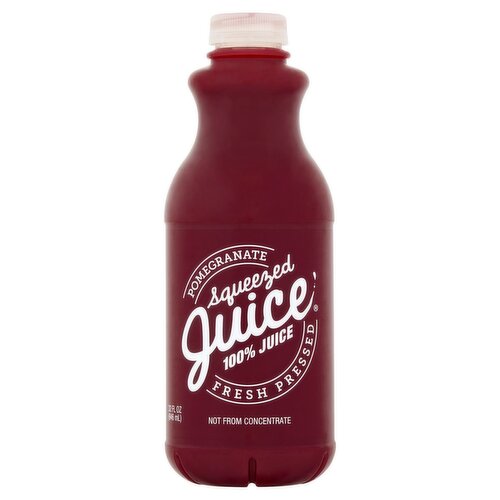 Squeezed Juice Pomegranate Fresh Pressed 100% Juice, 32 fl oz