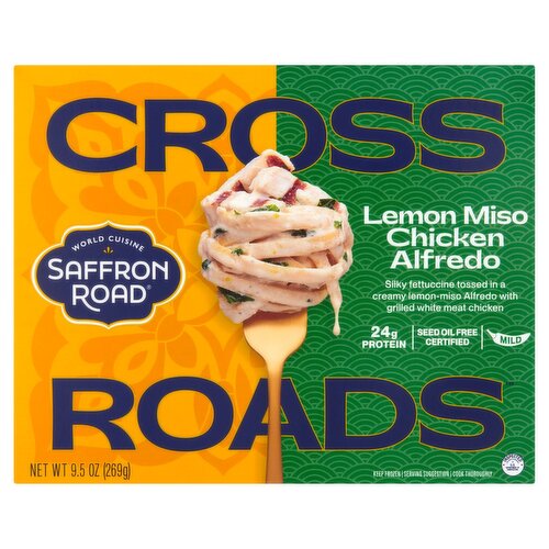 Saffron Road Cross Roads Lemon Miso Chicken Alfredo, 9.5 oz