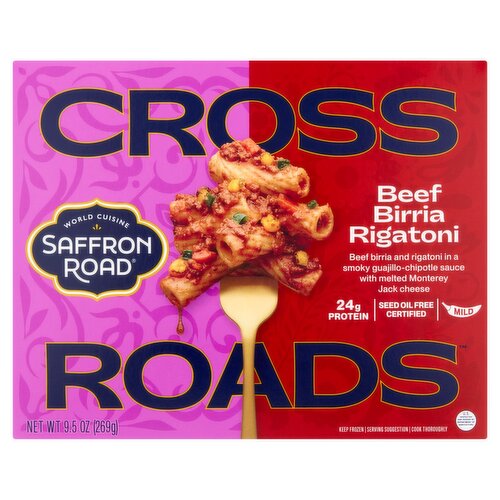 Saffron Road Cross Roads Beef Birria Rigatoni, 9.5 oz
