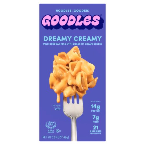 Goodles Dreamy Creamy Mild Cheddar Mac with Loads of Cream Cheese, 5.25 oz