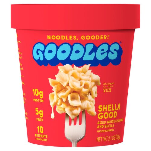 Goodles Shella Good Aged White Cheddar and Shells, 2.1 oz