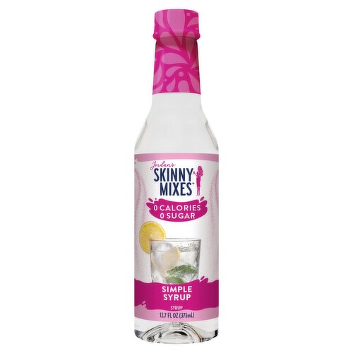Jordan's Skinny Mixes Simple Syrup, 12.7 fl oz