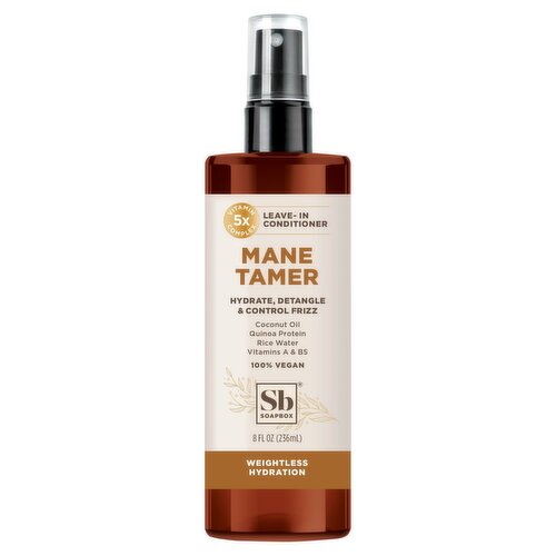 Soapbox Mane Tamer Leave-in Conditioner, 8 fl oz