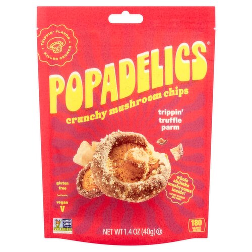 Popadelics Crunchy Mushroom Chips, 1.4 oz