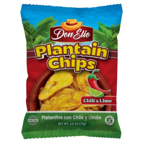 Don Elio Chili & Lime Plantain Chips, 2.5 oz