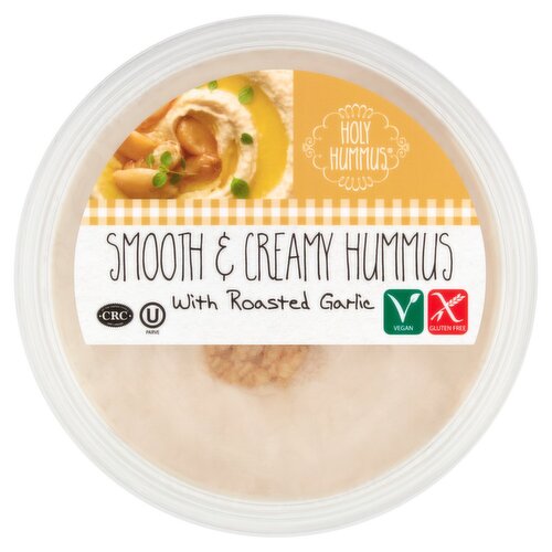 Holy Hummus Smooth & Creamy Hummus with Roasted Garlic, 16 oz