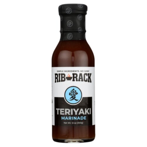 Rib Rack Teriyaki Marinade, 12 oz