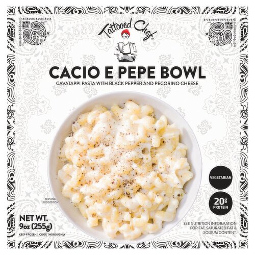 Tattooed Chef Cacio E Pepe Bowl, 9 oz - ShopRite